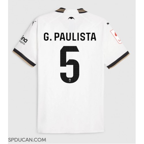 Muški Nogometni Dres Valencia Gabriel Paulista #5 Domaci 2023-24 Kratak Rukav